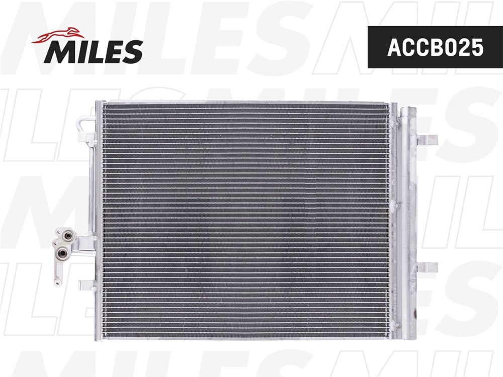 MILES ACCB025 Радиатор кондиционера (паяный) FORD S-MAX 2.0/2.5 06- ACCB025