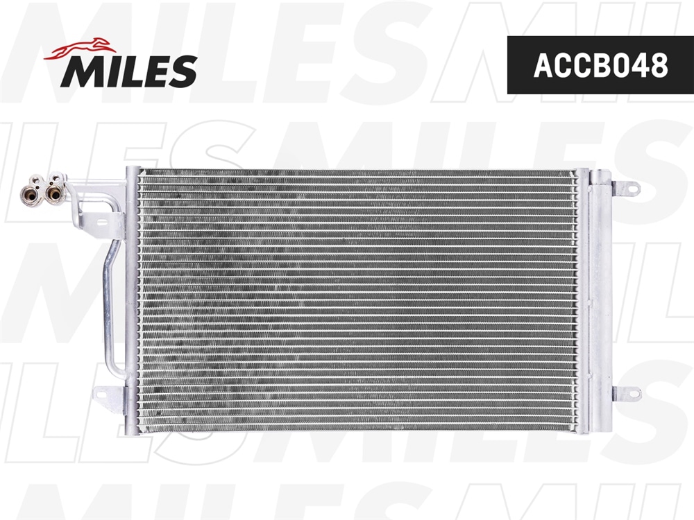 MILES ACCB048 Конденсер VAG A1 / FABIA/RAPID / POLO 1.2T-1.4T/1.6TD 09-