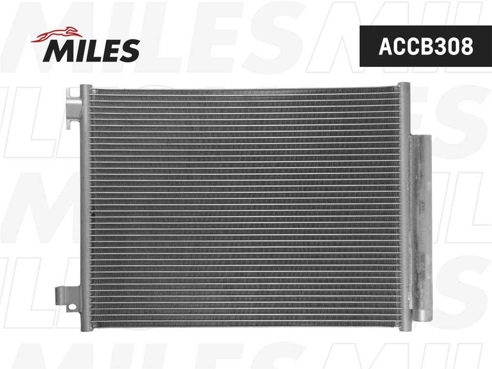 MILES ACCB308 Радиатор кондиционера (паяный) Lada XRAY  / Lada Vesta ACCB308