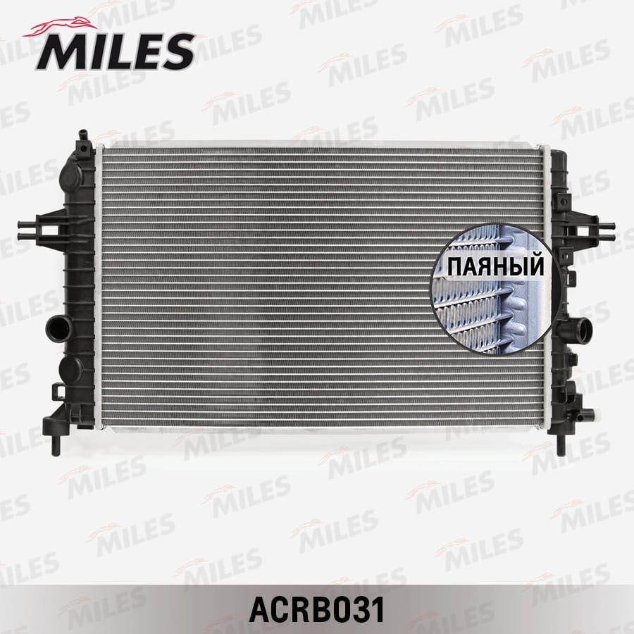 MILES ACRB031 Радиатор OPEL ASTRA H 1.6/1.8 04-