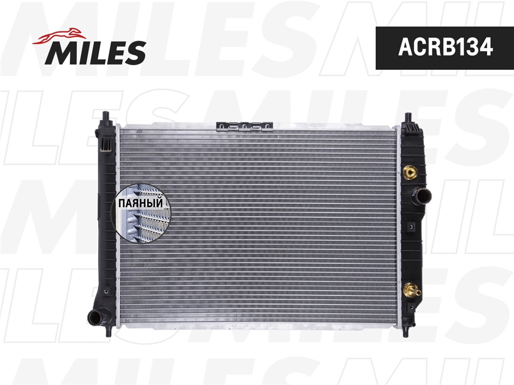 MILES ACRB134 Радиатор CHEVROLET AVEO 1.2/1.4 A/T 05-
