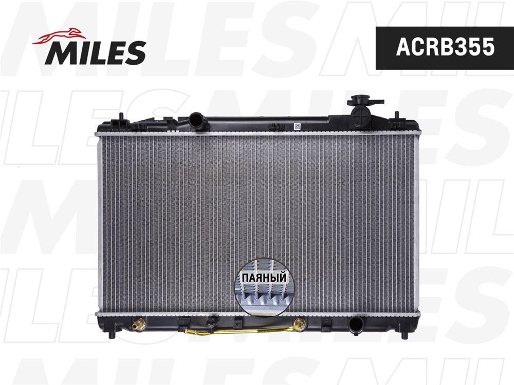 MILES ACRB355 Радиатор (паяный) TOYOTA CAMRY 2.4 A/T 06-11 ACRB355