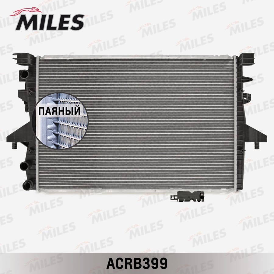 MILES ACRB399 Радиатор VAG PASSAT 10-/GOLF VI 08-/SKODA SUPERB II 08- 1.4T/1.8T/2.0T M/А