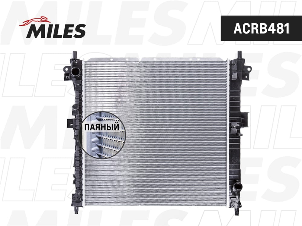 MILES ACRB481 Радиатор SSANGYONG ACTYON/KYRON 2.0-2.3 M/T 06-