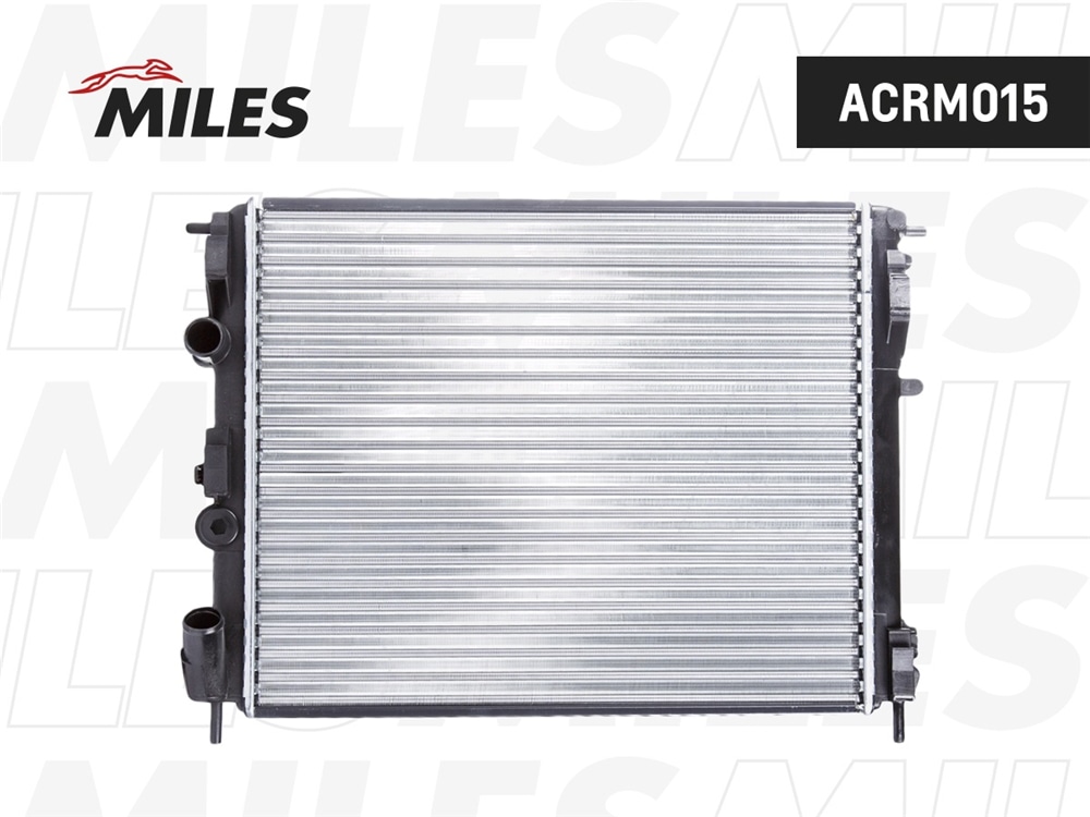 MILES ACRM015 Радиатор (механическая сборка) RENAULT LOGAN/CLIO 1.2-1.6/1.9D 98- с конд.) (NISSENS 637931) ACRM015
