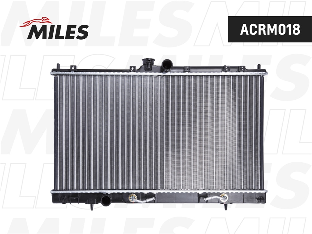 MILES ACRM018 Радиатор (механическая сборка) MITSUBISHI LANCER 1.3-2.0 03-) (NISSENS 62894) ACRM018
