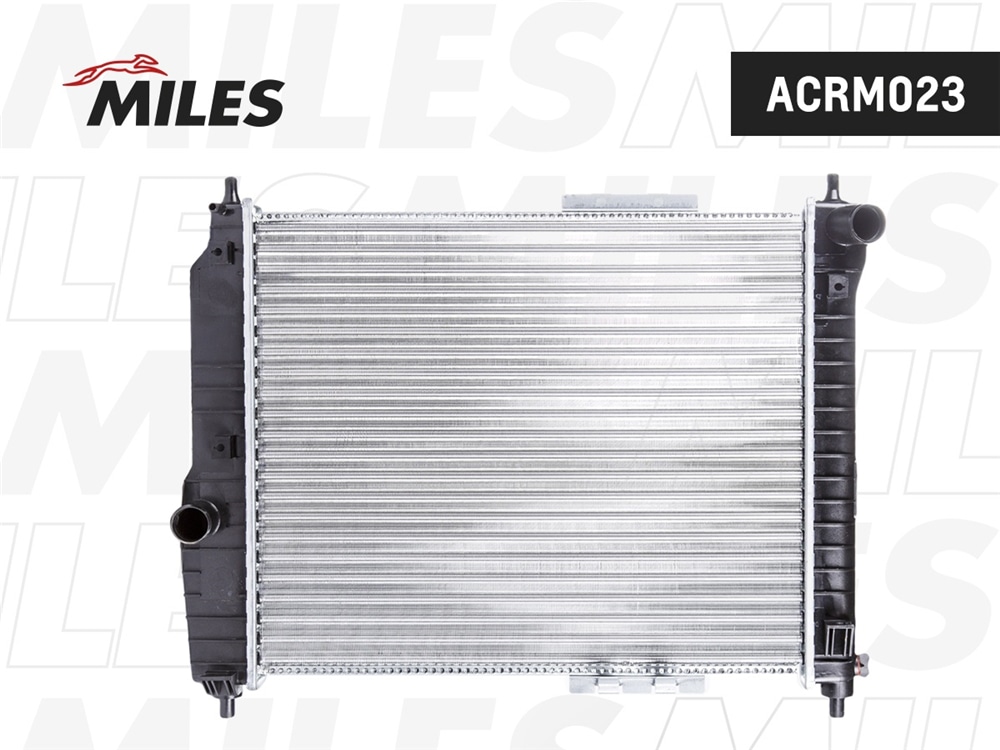 MILES ACRM023 Радиатор (механическая сборка) CHEVROLET AVEO 1.2/1.4 M/T 05-) (NISSENS 61636) ACRM023