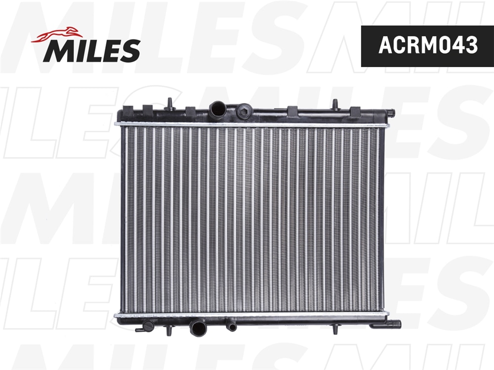 MILES ACRM043 Радиатор (механическая сборка) PEUGEOT 307 1.4-2.0 01-) (NISSENS 63744A) ACRM043