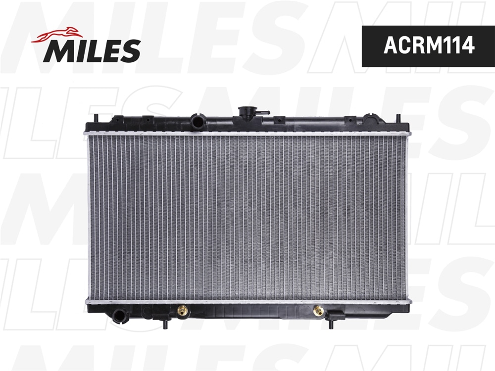 MILES ACRM114 Радиатор (механическая сборка) NISSAN ALMERA/PRIMERA 1.5-1.8 A/T 00- (NISSENS 67345A) ACRM114