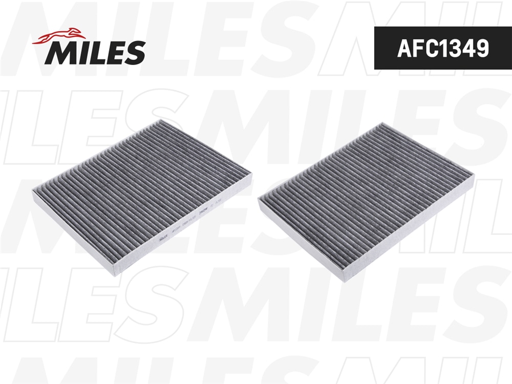 MILES AFC1349 Фильтр салона угольный AUDI A4/A5/Q5/Q7 16- (FILTRON K1378A MANN CUK31003) AFC1349