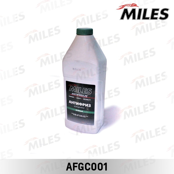 MILES AFGC001 Антифриз G11 MILES концентрат 1кг (зеленый)
