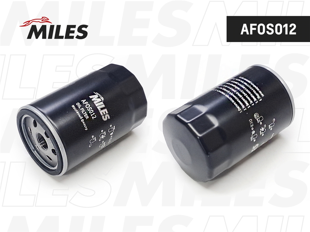 MILES AFOS012 Фильтр масляный AUDI 80/100/VW G2/G3/PASSAT 1.6/1.8/2.0/2.3