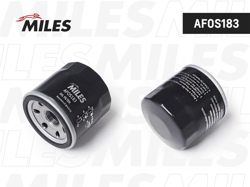 MILES AFOS183 Фильтр масляный RENAULT TWINGO/CLIO 1.2/NISSAN KUBISTAR 1.2
