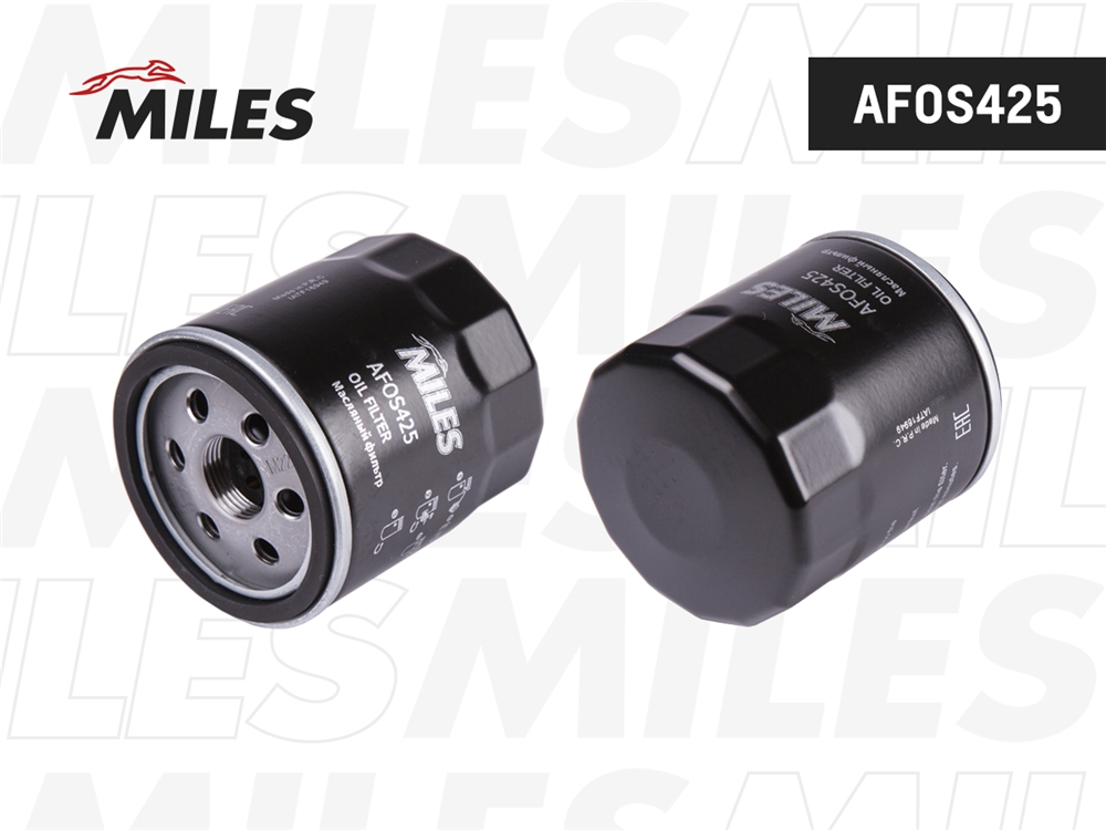 MILES AFOS425 Фильтр масляный CITROEN/PEUGEOT/FORD/LAND ROVER 2.2D/2.4D 06-