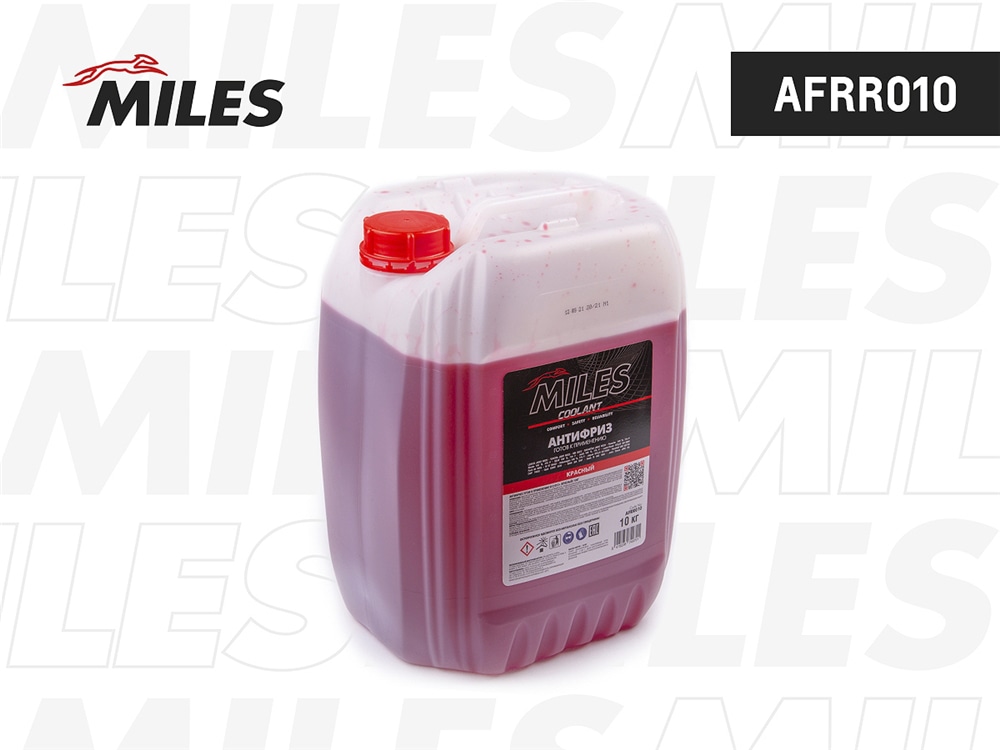 MILES AFRR010 Антифриз G12/G12+ MILES готовый 10кг