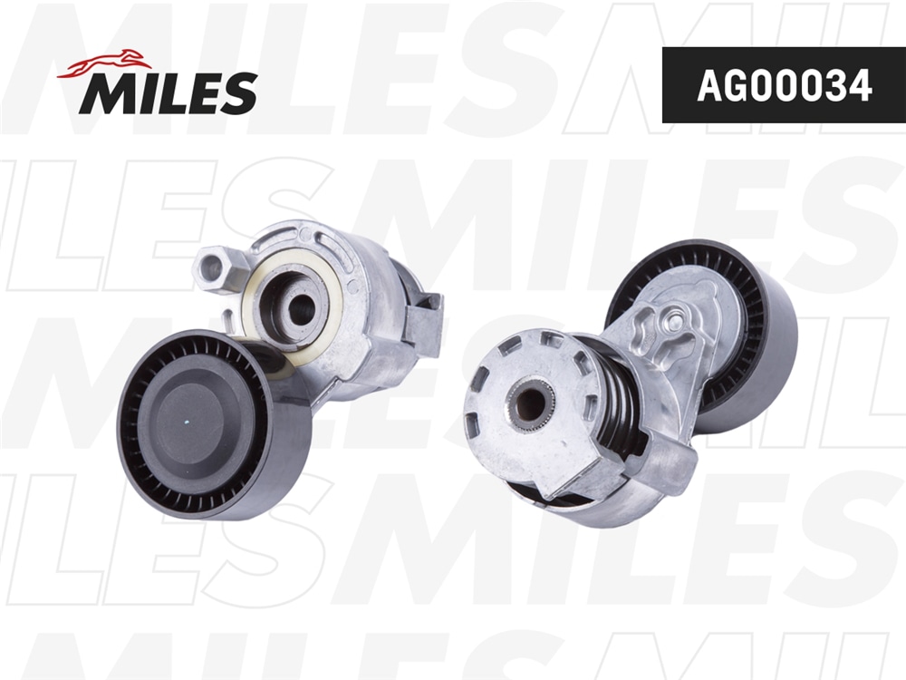 MILES AG00034 Натяжитель ремня приводного RENAULT LOGAN/MEGANE 1.5DCi/1.6 16v без конд