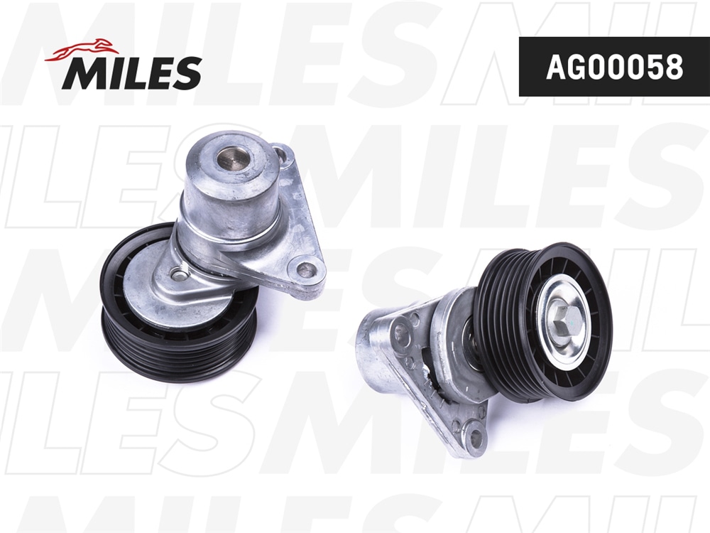 MILES AG00058 Натяжитель поликлин.ремня с роликом