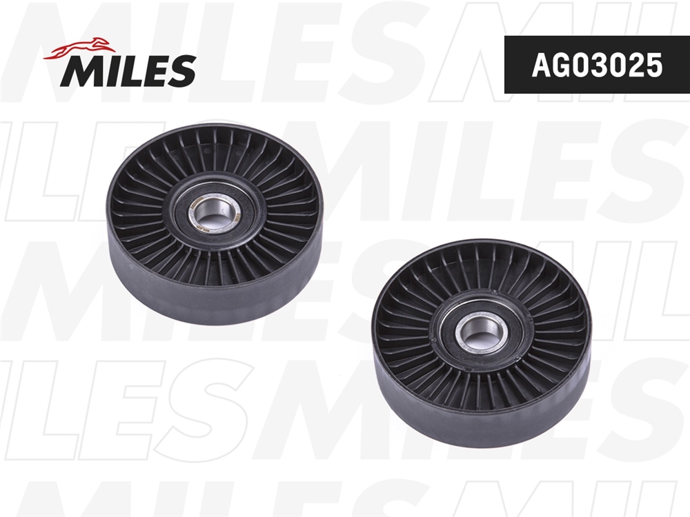 MILES AG03025 Ролик ремня приводного MERCEDES BENZ W210/W211/W639 M112/113 AG03025