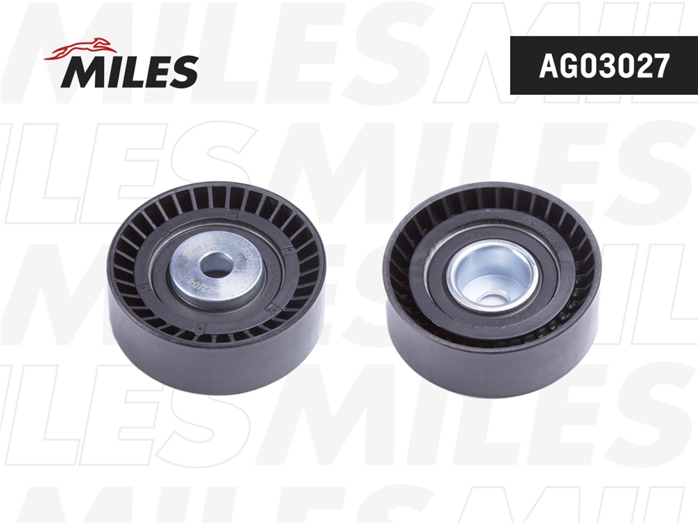 MILES AG03027 Ролик ремня приводного BMW M43/M50/M52/M54/VAG AMG/AMH/AMJ