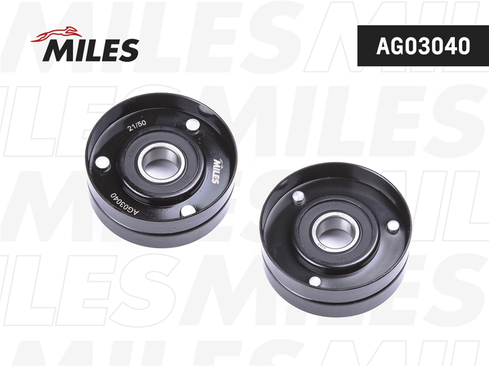 MILES AG03040 Ролик ремня приводного OPEL/GM