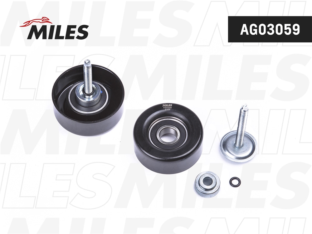 MILES AG03059 Ролик ремня приводного MAZDA 3/6/CX-7 1.8-2.5 02-