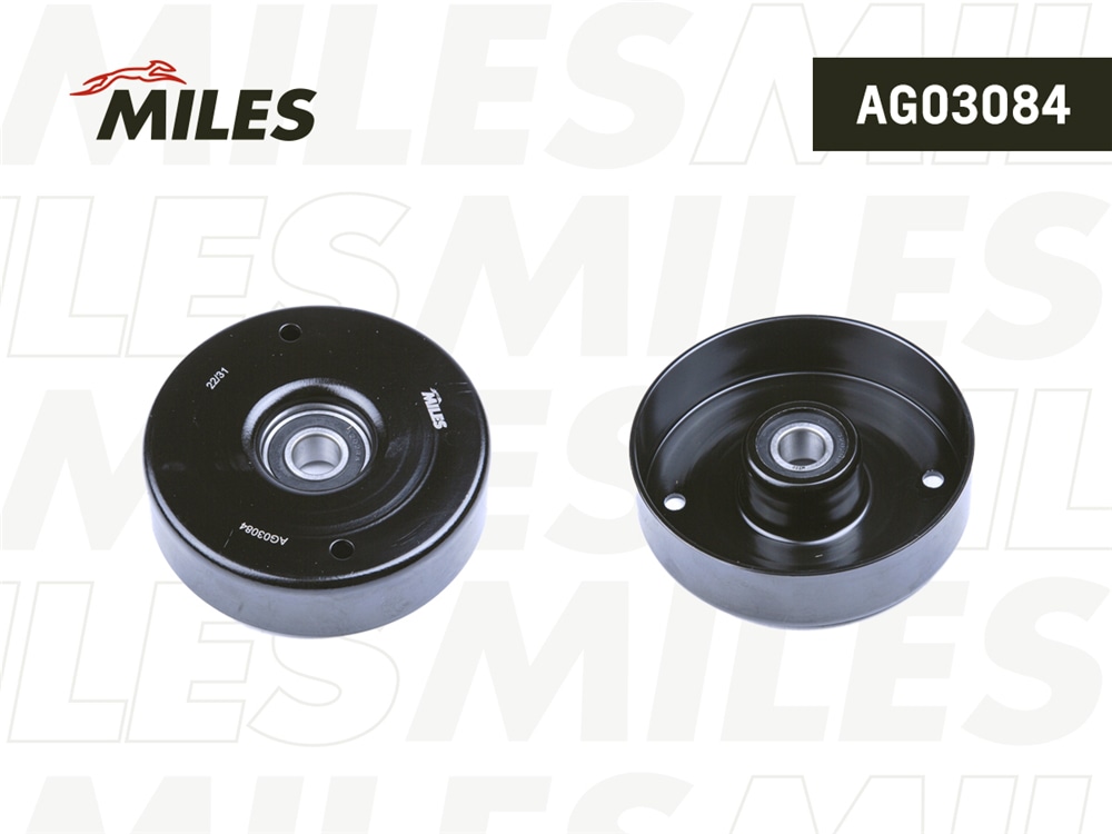 MILES AG03084 Ролик ремня приводного VAG AGL/MB W202/203/210 M111 (INA 531055120) AG03084