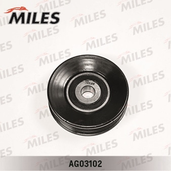 MILES AG03102 Ролик ремня приводного TOYOTA AVENSIS/CARINA/COROLLA 1.6-2.0 87-02