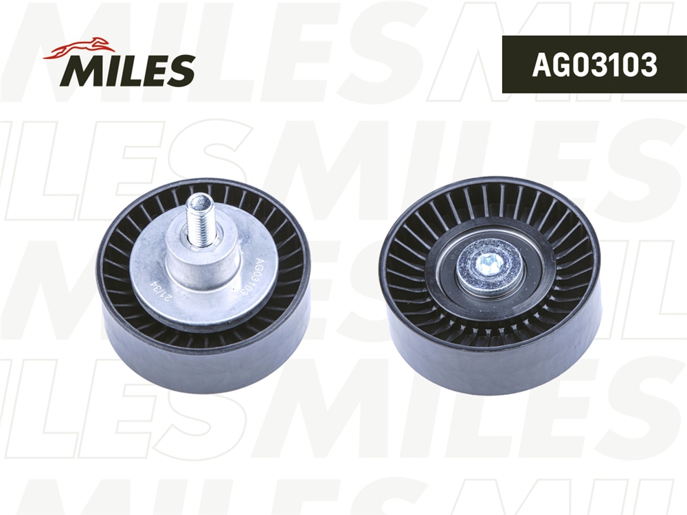 MILES AG03103 Ролик ремня приводного BMW E60/65 2.0/2.5/3.0 03-