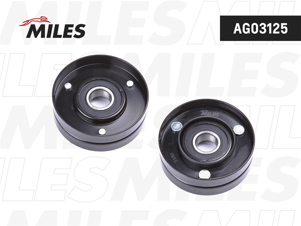 MILES AG03125 Ролик ремня приводного AUDI A4/A6/A8 2.5 TDI