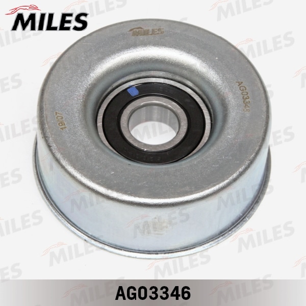 MILES AG03346 Ролик ремня приводного NISSAN PRIMERA/TEANA/X-TRAIL 2.0/2.5 01- AG03346