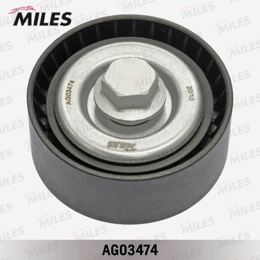 MILES AG03474 Ролик ремня приводного OPEL/GM 2.0D/2.2D 10-