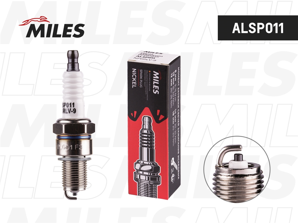 MILES ALSP011 Свеча зажигания искровая NF6RLV-9