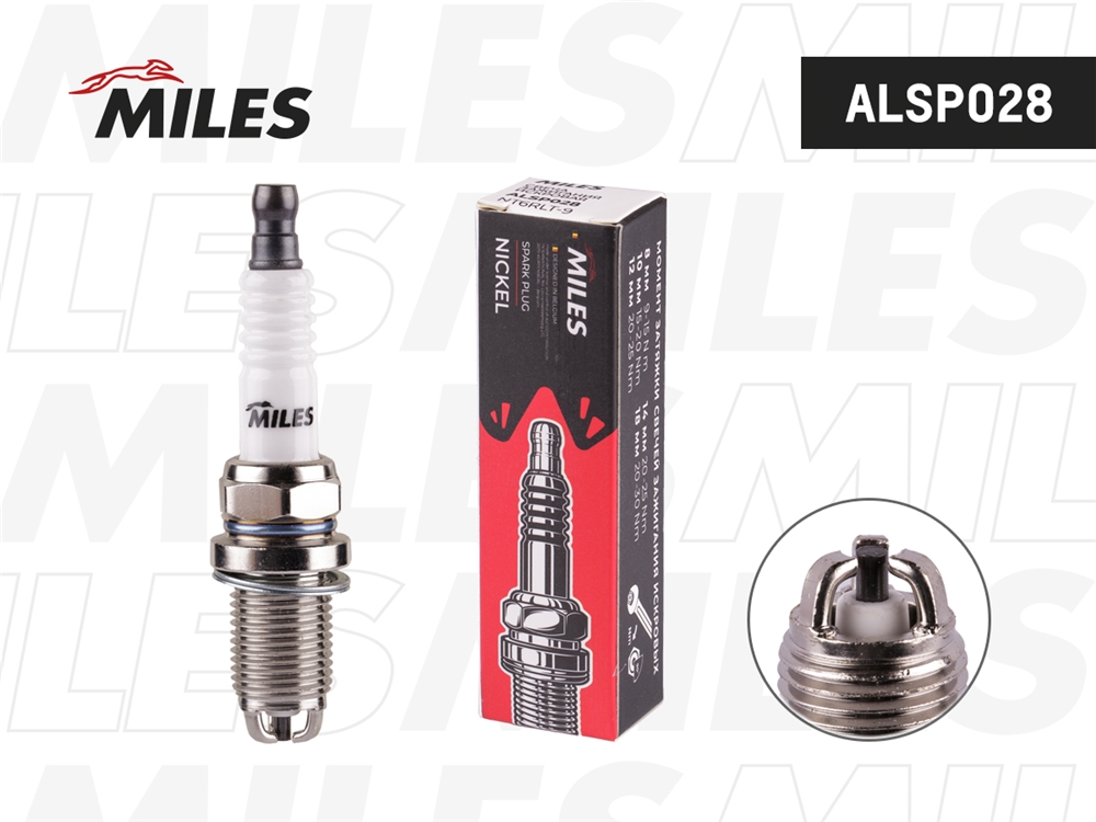 MILES ALSP028 Свеча зажигания искровая NT6RLT-9 ALSP028