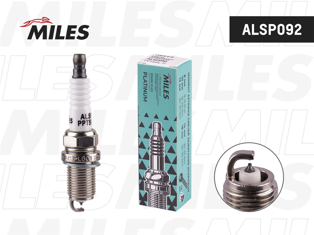 MILES ALSP092 Свеча зажигания искровая PPT5RL-11 ALSP092