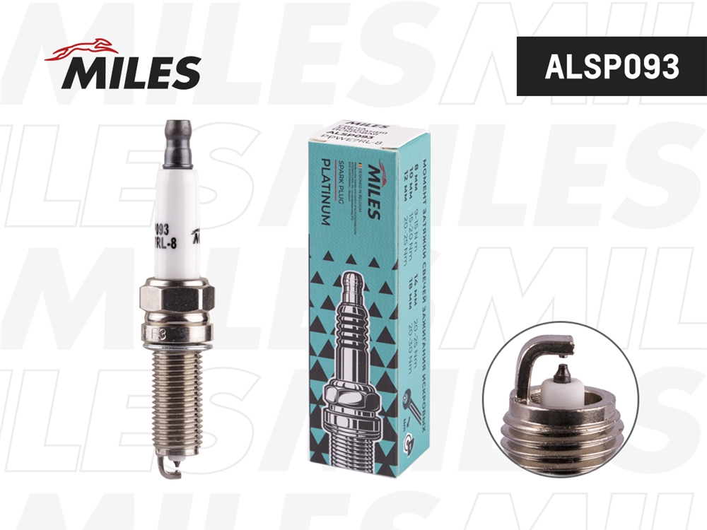 MILES ALSP093 Свеча зажигания искровая PPWE7RL-8