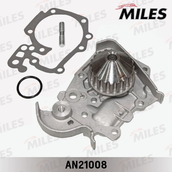 MILES AN21008 Насос водяной RENAULT LOGAN/CLIO/KANGOO/MEGANE 1.4/1.6 8v/1.6 16v 08.08-