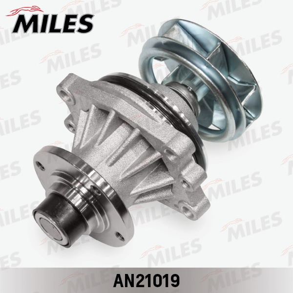 MILES AN21019 Насос водяной BMW E36/E46/E34/E39/E38/E60/E65/E83 2.0-3.0 R6 24V 89 (DOLZ B214) AN21019