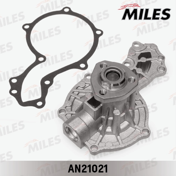 MILES AN21021 Насос водяной AUDI/VW 1.3/1.6/1.8/1.9/2.0 7502 (DOLZ A151) AN21021