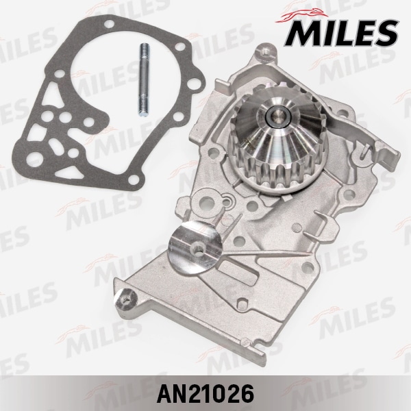MILES AN21026 Насос водяной 1.6 - 16 кл  RENAULT LOGAN/CLIO/KANGOO/MEGANE 08.-08