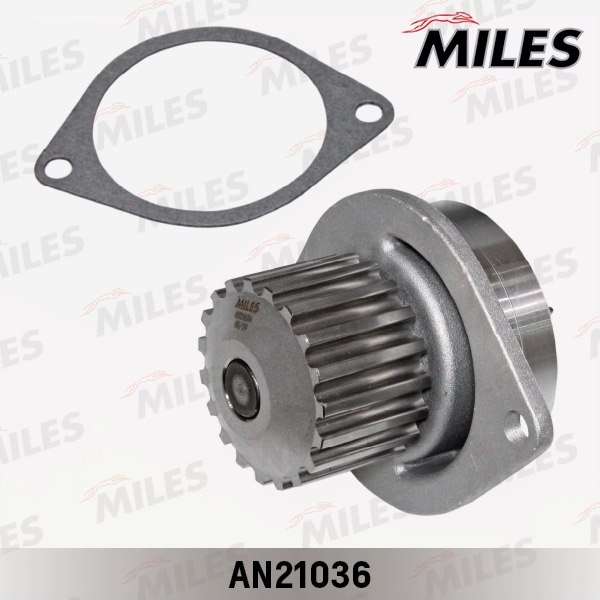 MILES AN21036 Насос водяной CITROEN BERLINGO/C2/C3/C4/PEUGEOT 206/307/PARTNER 1.6 (DOLZ C113) AN21036
