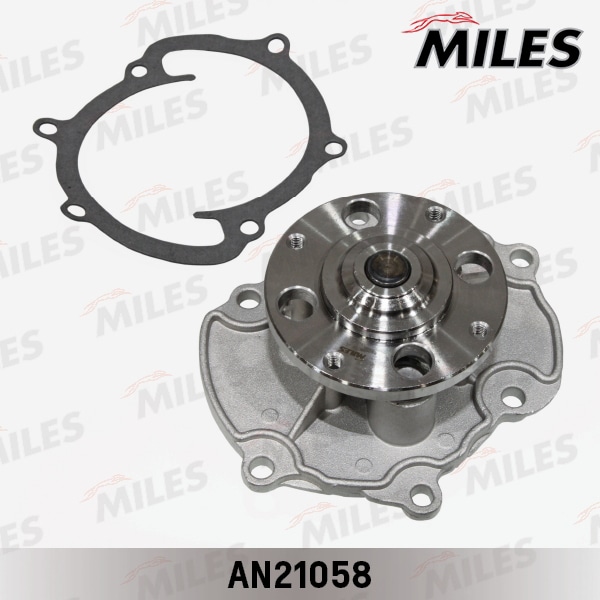 MILES AN21058 Насос водяной OPEL/SUZUKI/CHEVROLET/SAAB 2.8/3.2 05>