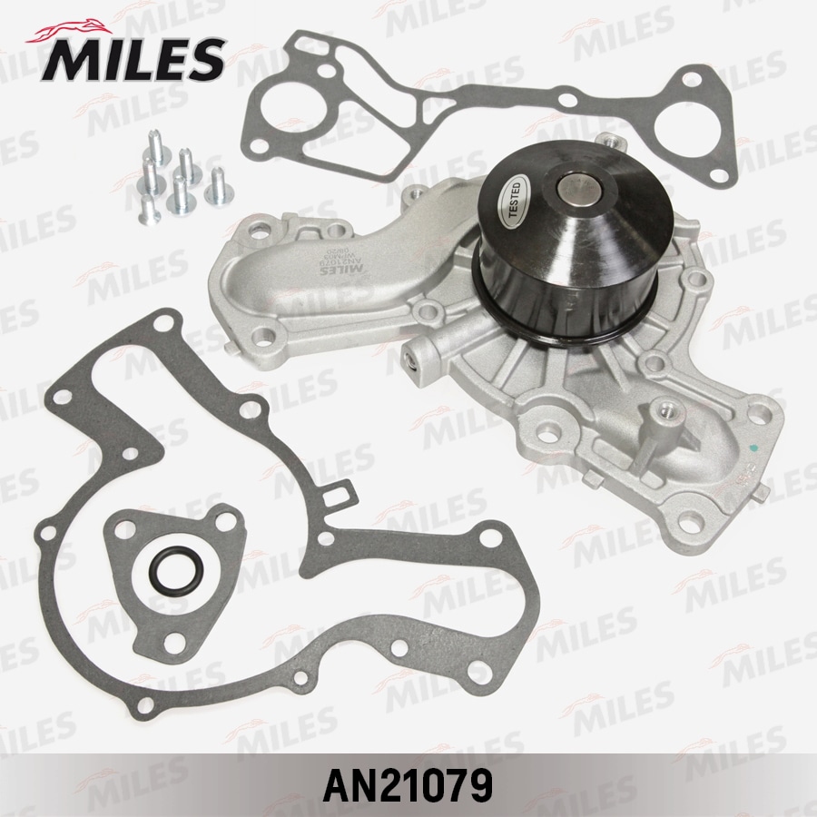 MILES AN21079 Насос водяной MITSUBISHI PAJERO 3/4 3.0/3.5/3.8 98>