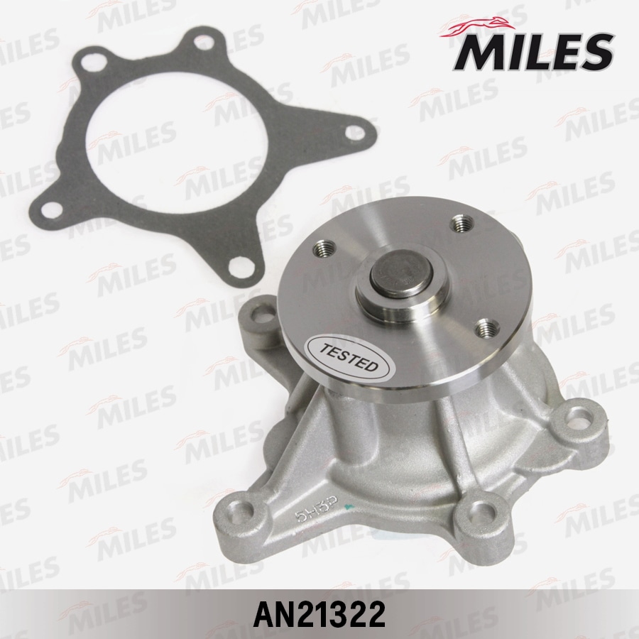 MILES AN21322 Насос водяной KIA SOUL/CEED/CERATO/HYUNDAI SOLARIS 11- / ELANTRA/i30 AN21322