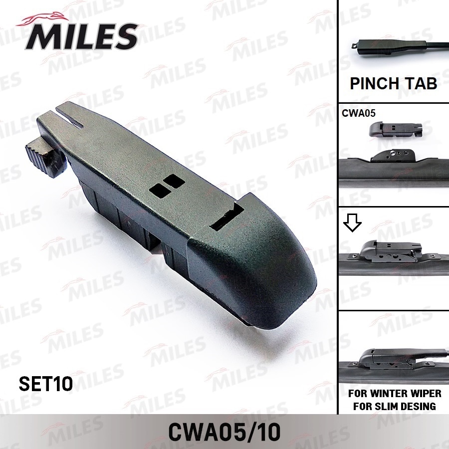 MILES CWA0510 Адаптер для PINCH TAB (комплект 10 шт.) CWA05/10