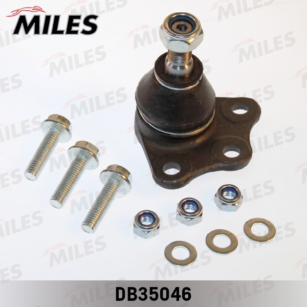 MILES DB35046 Опора шаровая передняя нижняя левая/правая FIAT DOBLO/PALIO 01- (косой) (TRW JBJ729) DB35046
