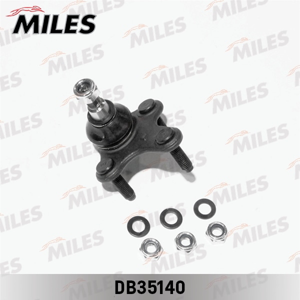 MILES DB35140 Опора шаровая VW GOLF V/JETTA/TOURAN/TIGUAN/AUDI A3/OCTAVIA 04- пер.нижн. лев.(с крепежом)