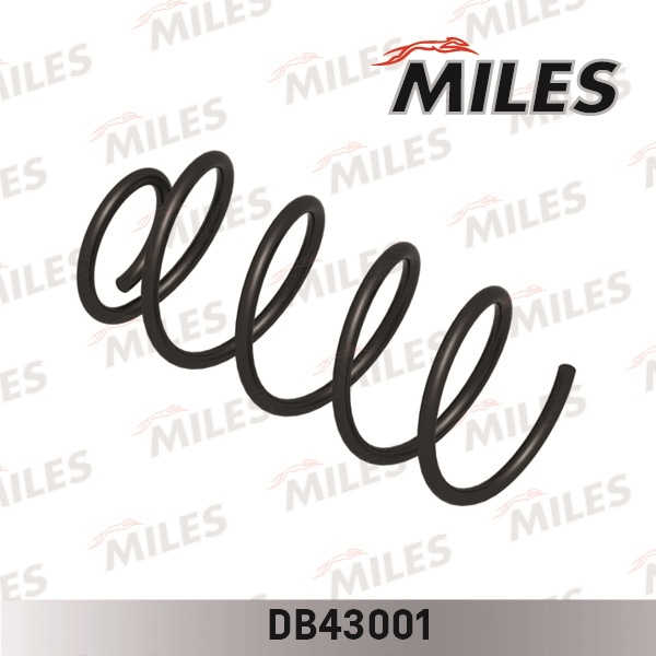 MILES DB43001 Пружина передней подвески FORD FOCUS II 1.6TDCi/1.8/2.0 (KYB RG3405) DB43001