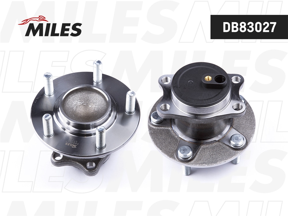 MILES DB83027 Ступица колеса задняя с подшипником MITSUBISHI LANCER X/ASX/CHRYSLER/DOODGE/JEEP 06- (SKF VKBA7417) DB83027