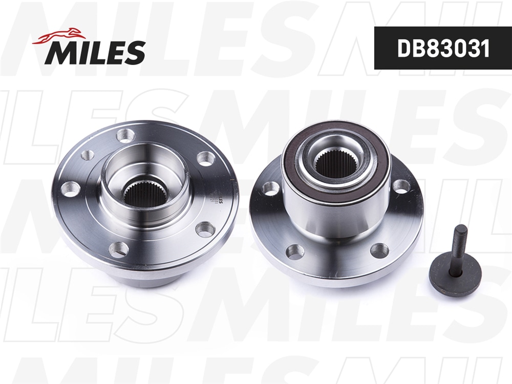 MILES DB83031 Ступица с подшипником передняя +ABS, VOLVO S60/S80/XC70 06-.