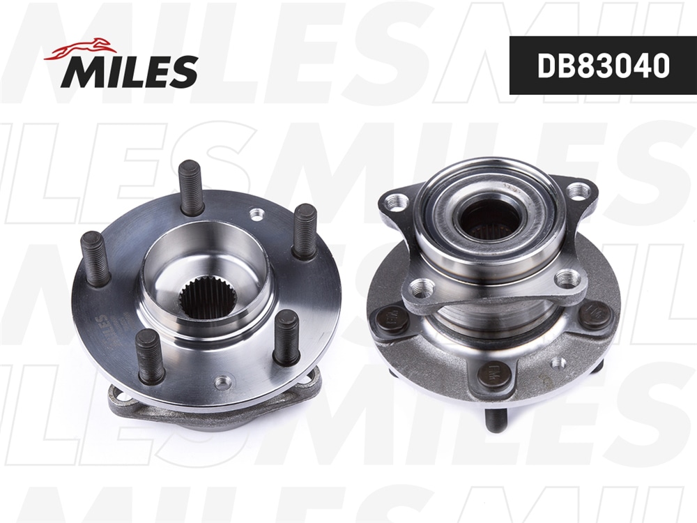 MILES DB83040 Ступица колеса задняя с подшипником MAZDA CX-7 06-12 AWD (SKF VKBA7544) DB83040